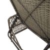vidaXL Sun Lounger Grey and Navy Blue 55 x 200 x 92 cm Poly Rattan