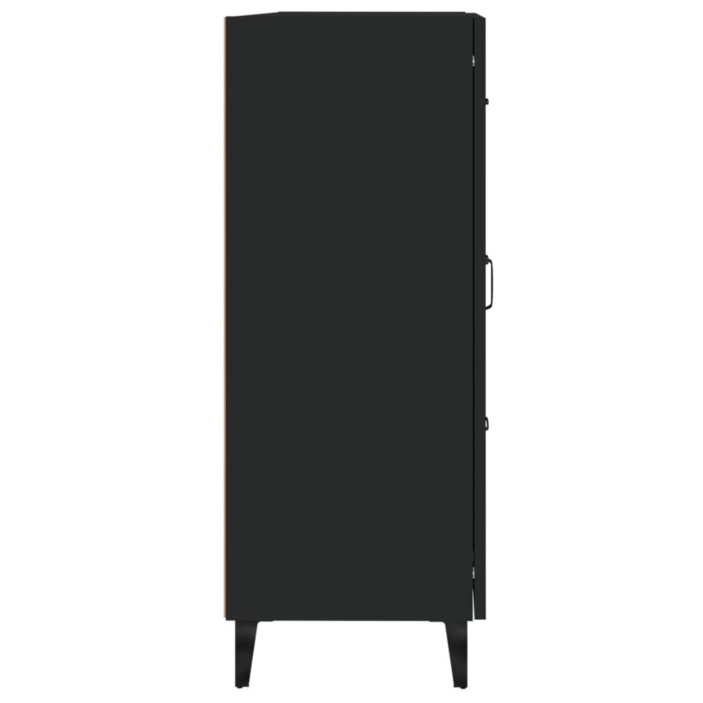 vidaXL Sideboard Black 69.5x34x90 cm Engineered Wood