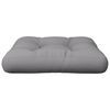 vidaXL Pallet Cushion Grey 50x50x12 cm Fabric