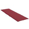 vidaXL Sun Lounger Cushion Wine Red 200x70x3cm Oxford Fabric
