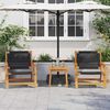 vidaXL Outdoor Dining Set Brown Solid Acacia Wood
