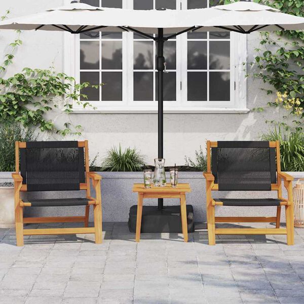 vidaXL Outdoor Dining Set Brown Solid Acacia Wood