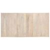 vidaXL Dining Table 180x90x76 cm Solid Bleached Mango Wood