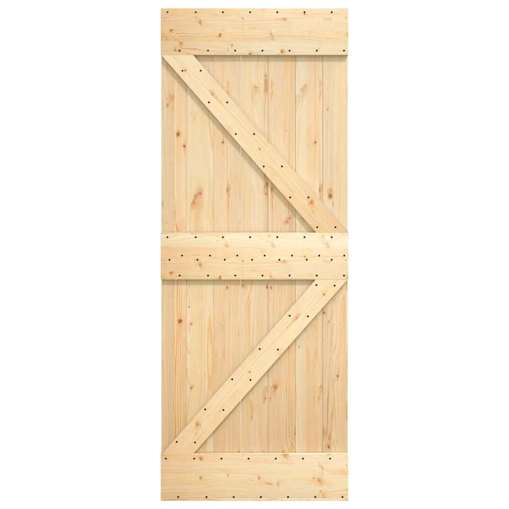 vidaXL Door NARVIK 70x210 cm Solid Wood Pine