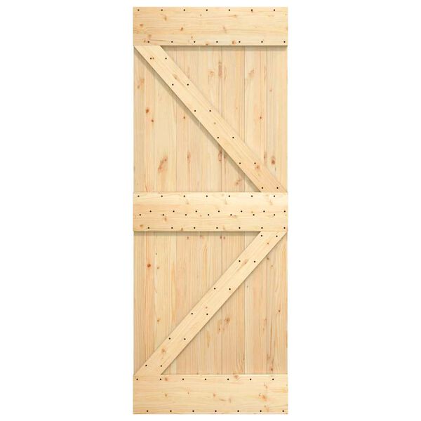 vidaXL Door NARVIK 70x210 cm Solid Wood Pine