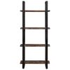 vidaXL 4-Tier Bookcase 80x40x180 cm Solid Reclaimed Wood