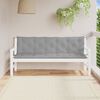 vidaXL Garden Bench Cushions 2pcs Grey 180x50x7cm Oxford Fabric