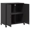 vidaXL Sideboard Black 68x39x72 cm Steel