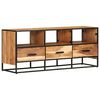 vidaXL TV Cabinet 110x30x45 cm Solid Acacia Wood