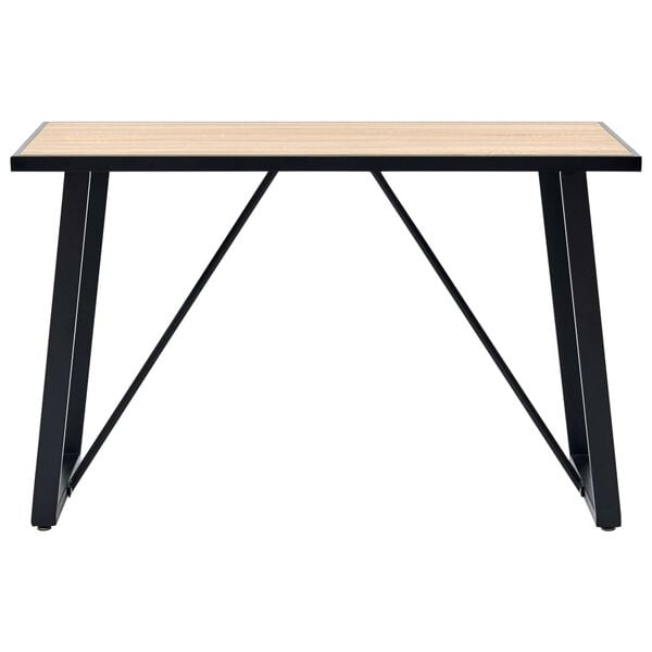 vidaXL Dining Table Oak 120x60x75 cm MDF