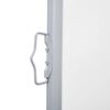 vidaXL Retractable Side Awning Cream 120x1000 cm