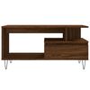 vidaXL Coffee Table Brown Oak 90x49x45 cm Engineered Wood