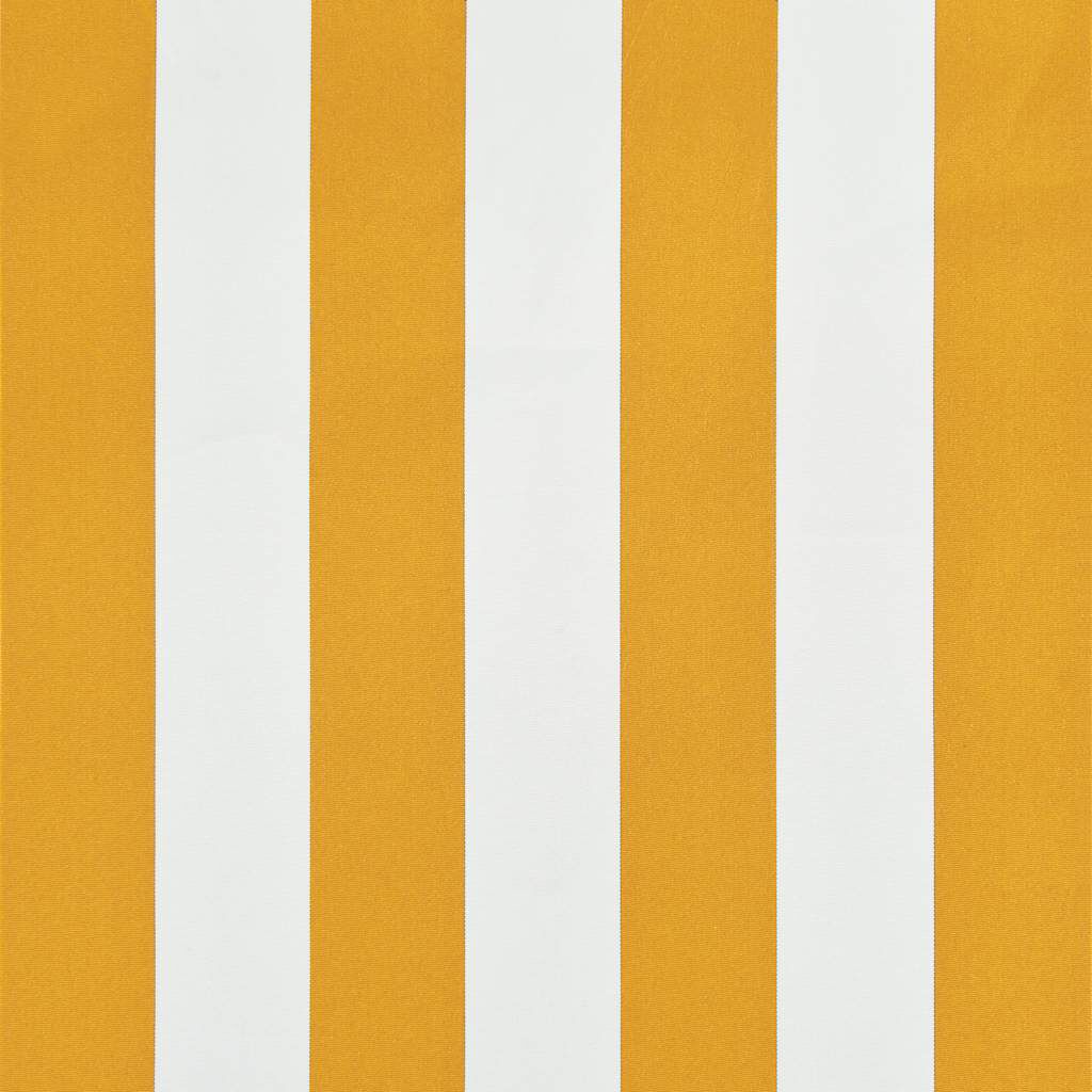 vidaXL Retractable Awning 300x150 cm Yellow and White