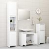 vidaXL Bathroom Furniture Set White Engineered Wood