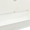 vidaXL Bench White 107x45x75.5 cm Solid Wood Fir