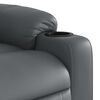 vidaXL Massage Recliner Chair Grey Faux Leather