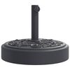 vidaXL Parasol Base for Ø38 / 48 mm Poles 25 kg Round