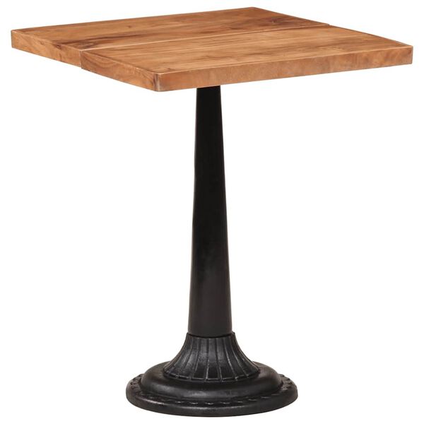 vidaXL Bistro Table 60x60x76 cm Solid Acacia Wood