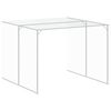 vidaXL Dog House with Run Anthracite 214x457x181 cm Galvanised Steel