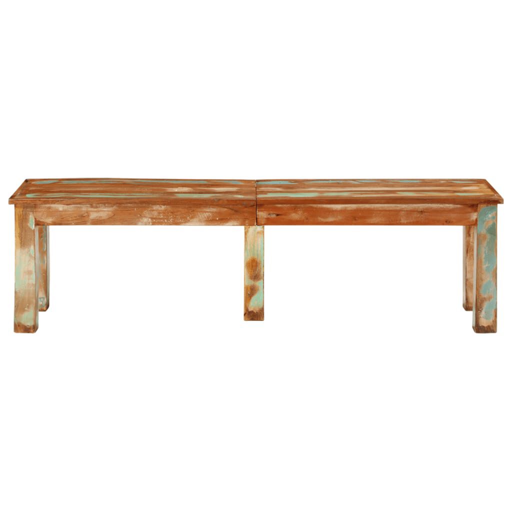 vidaXL Bench 160x35x46 cm Solid Reclaimed Wood