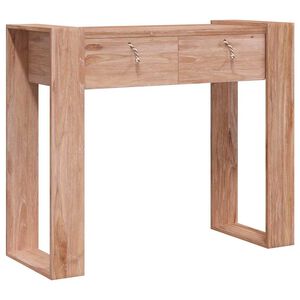 vidaXL Console Table 90x35x75 cm Solid Teak Wood
