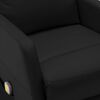 vidaXL Electric Massage Chair Black Faux Leather