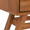 vidaXL Console Table 80x30x80 cm Solid Teak Wood