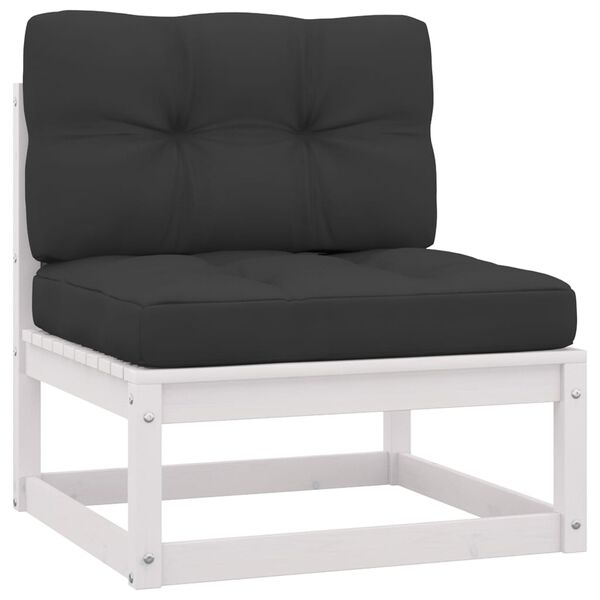 vidaXL 6 Piece Garden Lounge Set with Cushions Solid Pinewood