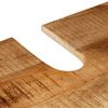 vidaXL 2 Piece Bathroom Furniture Set Iron and Solid Wood Mango