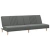 vidaXL Sofa Bed Dark Grey Fabric