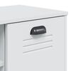 vidaXL Shoe Bench VIKEN White 106x35x45 cm Engineered Wood