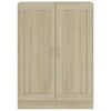 vidaXL Book Cabinet Sonoma Oak 82.5x30.5x115 cm Engineered Wood
