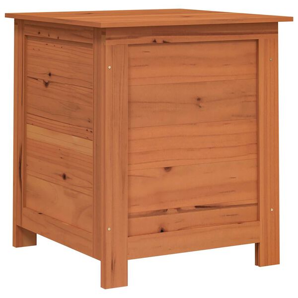 vidaXL Outdoor Cushion Box Brown 50x50x56 cm Solid Wood Fir