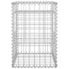 vidaXL Gabion Basket Posts 2 pcs 40x40x60 cm Iron