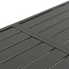 vidaXL Garden Table Dark Grey 180x83x72 cm Steel