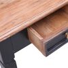 vidaXL Writing Desk with Drawers 90x50x101 cm Solid Mahogany Wood