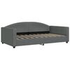 vidaXL Daybed with Trundle without Mattress Dark Grey 100x190 cm