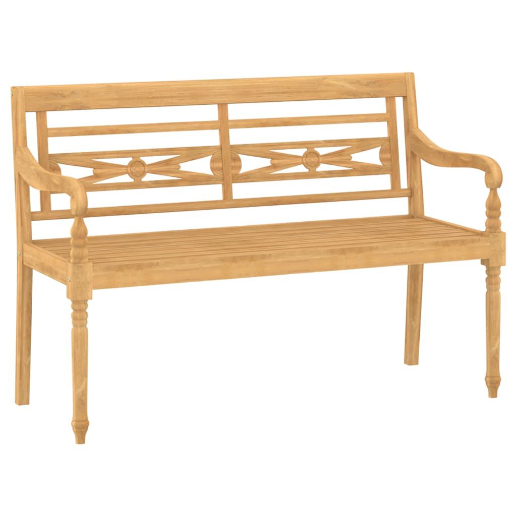 vidaXL 4 Piece Garden Lounge Set with Cushions Solid Teak Wood