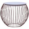 vidaXL Coffee Table Gold Ø 51 cm