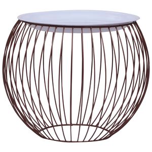 vidaXL Coffee Table Gold Ø 51 cm