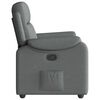 vidaXL Recliner Chair Dark Grey Fabric