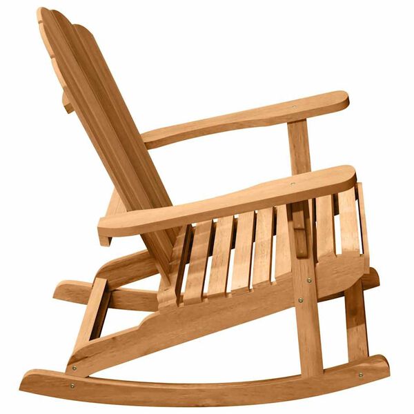 vidaXL Garden Adirondack Rocking Chairs 2 pcs Brown 77 x 100 x 98 cm