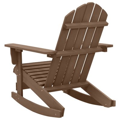 vidaXL Garden Rocking Chair Wood Brown