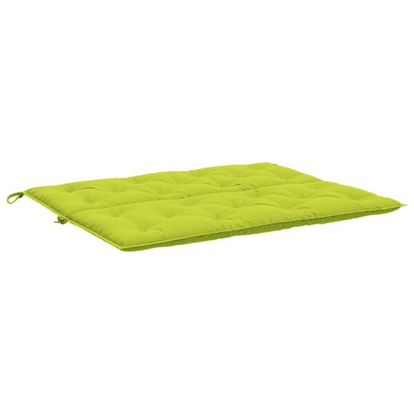 vidaXL Garden Bench Cushion Bright Green 120x(50+50)x7cm Oxford Fabric