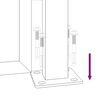 vidaXL Garden Gate Anthracite 105x105 cm Steel Grass Design