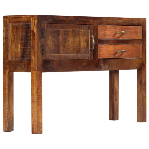 vidaXL Sideboard 118x30x75 cm Solid Mango Wood