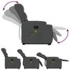 vidaXL Stand up Massage Recliner Chair Dark Grey Fabric