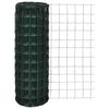 vidaXL Euro Fence Steel 25 x 1,0 m Green