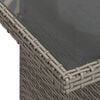 vidaXL 11 Piece Garden Sofa Set with Cushions Grey Poly Rattan