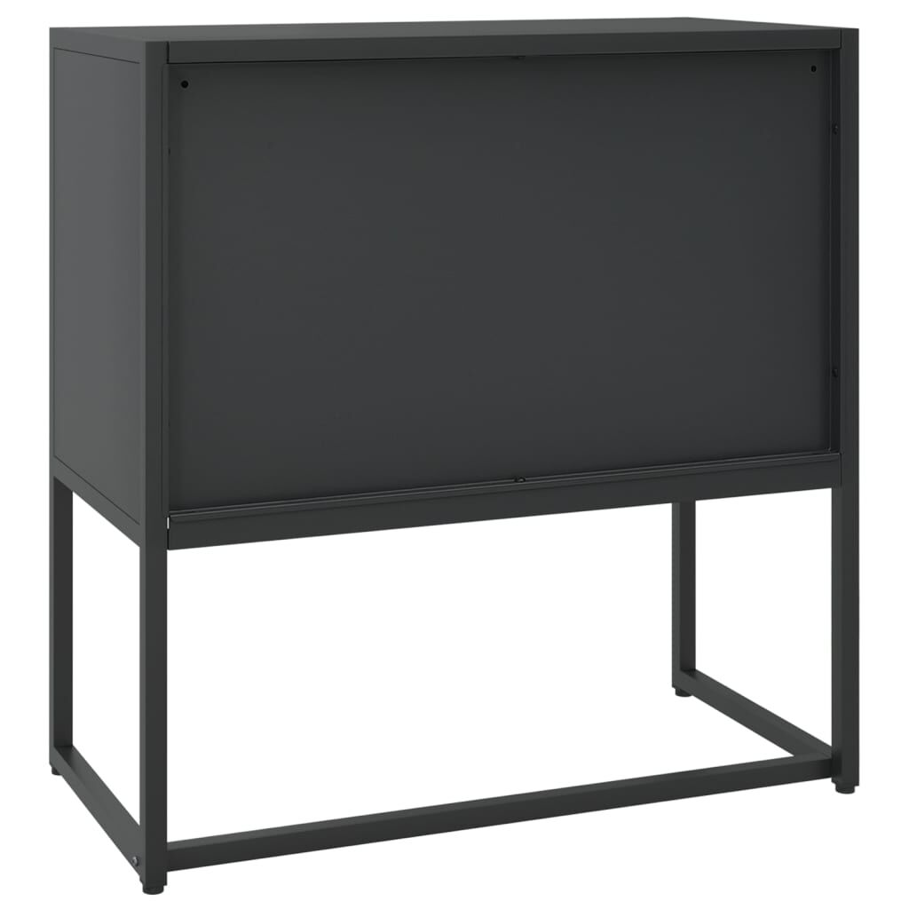 vidaXL Sideboard Black 75x35x75 cm Steel